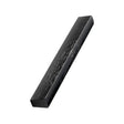 Black Stained Wood "Trim" Straight Drawer Pulls - Euro • Knobs