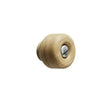 Round Wood "Nola" Lacquered Oak Cabinet Knob - Forge Hardware Studio