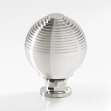 Glass Shower "Beehive" Round Polished Nickel Back to Back Door Knob - Industry Hardware
