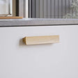 Lacquered Oak Wood "Ante" Drawer Pulls - Euro • Knobs