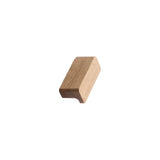 Lacquered Oak Wood "Elan" Knob and Drawer Pulls - Forge Hardware Studio