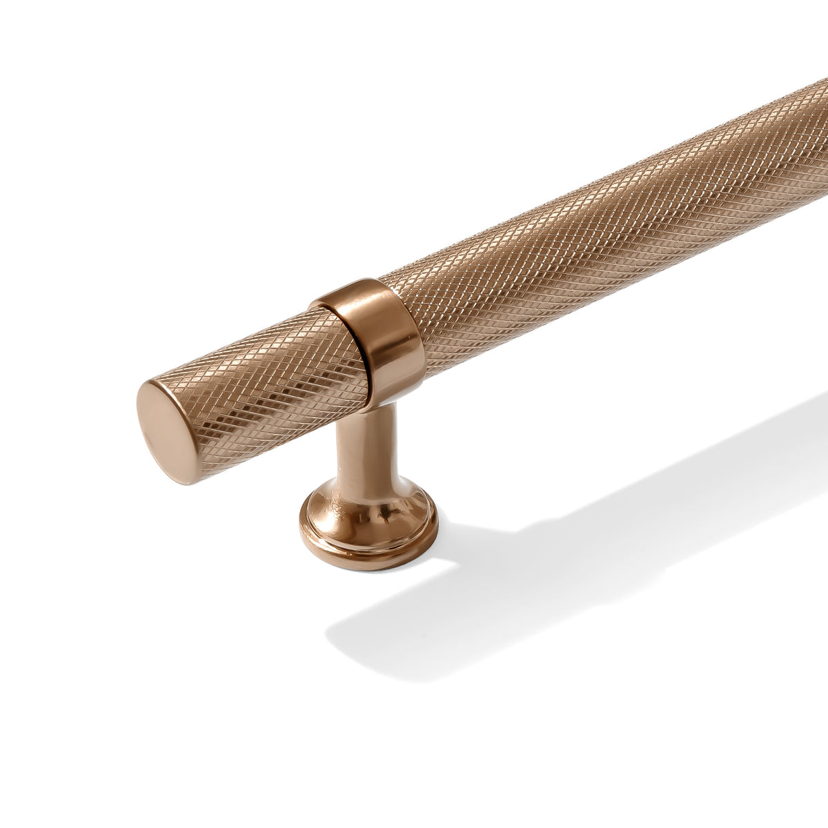 Knurled T-Bar "Contemporary" Bronze Copper Knobs and Pulls - Forge Hardware Studio