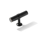 Smooth T-Bar "Contemporary" Oil Rubbed Bronze Knobs and Pulls - Forge Hardware Studio