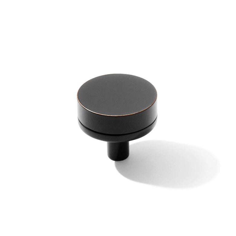 Smooth T-Bar "Contemporary" Oil Rubbed Bronze Knobs and Pulls - Forge Hardware Studio