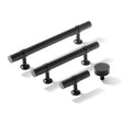 Smooth T-Bar "Contemporary" Oil Rubbed Bronze Knobs and Pulls - Forge Hardware Studio
