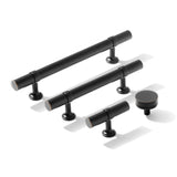 Smooth T-Bar "Contemporary" Oil Rubbed Bronze Knobs and Pulls - Forge Hardware Studio