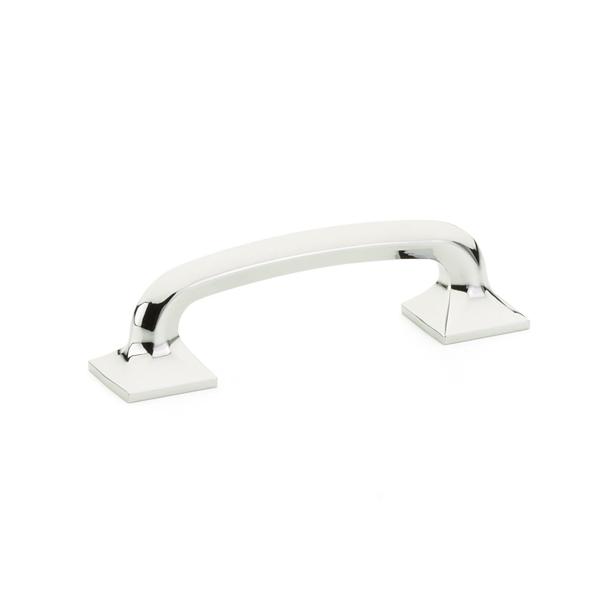 Polished Chrome "Milli" Square Cabinet Knobs and Drawer Pulls - Forge Hardware Studio