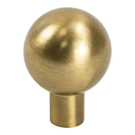Round Champagne Bronze "Bulb" Ball Cabinet Knob - Forge Hardware Studio