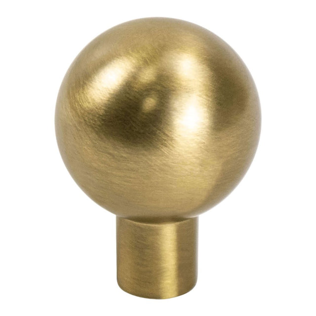 Round Champagne Bronze "Bulb" Ball Cabinet Knob - Forge Hardware Studio
