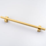 Lew's Two Tone Series Knobs and Handles Brushed Brass - Forge Hardware Studio