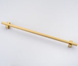 Lew's Two Tone Series Knobs and Handles Brushed Brass - Forge Hardware Studio