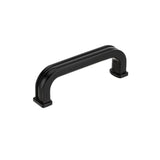 Matte Black "Belfour" Cabinet Knobs and Drawer Pulls - Forge Hardware Studio