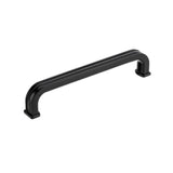 Matte Black "Belfour" Cabinet Knobs and Drawer Pulls - Forge Hardware Studio