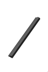 Matte Black "Lucente" Tubular Drawer Pulls - Euro • Knobs