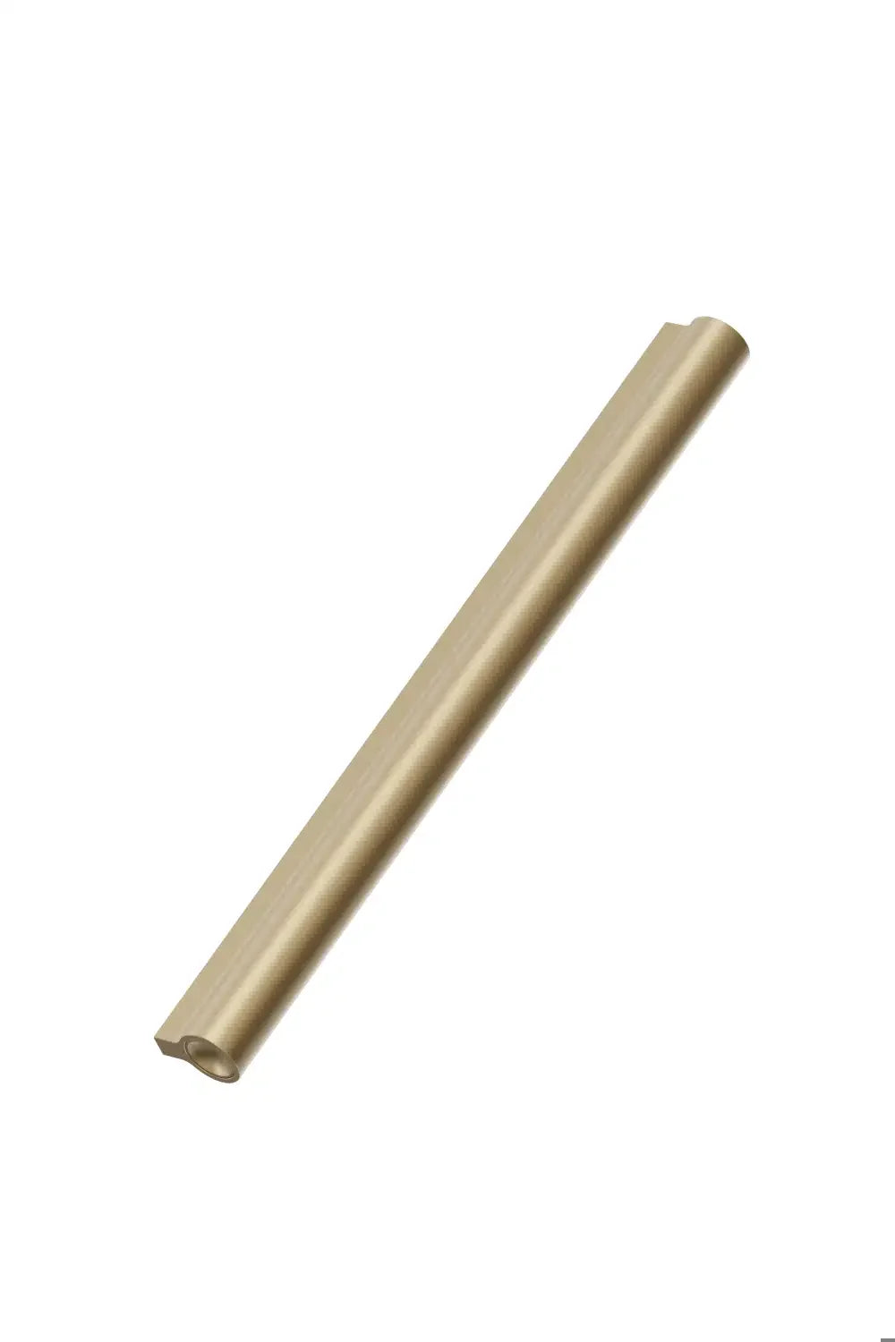 Brushed Bronze "Lucente" Tubular Drawer Pulls - Euro • Knobs