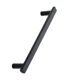 Black and Wood "Bis" Cabinet Knob and Drawer Handle - Euro • Knobs