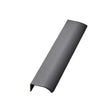 Anthracite Textured "Edge Straight" Tab Drawer Pulls - Forge Hardware Studio