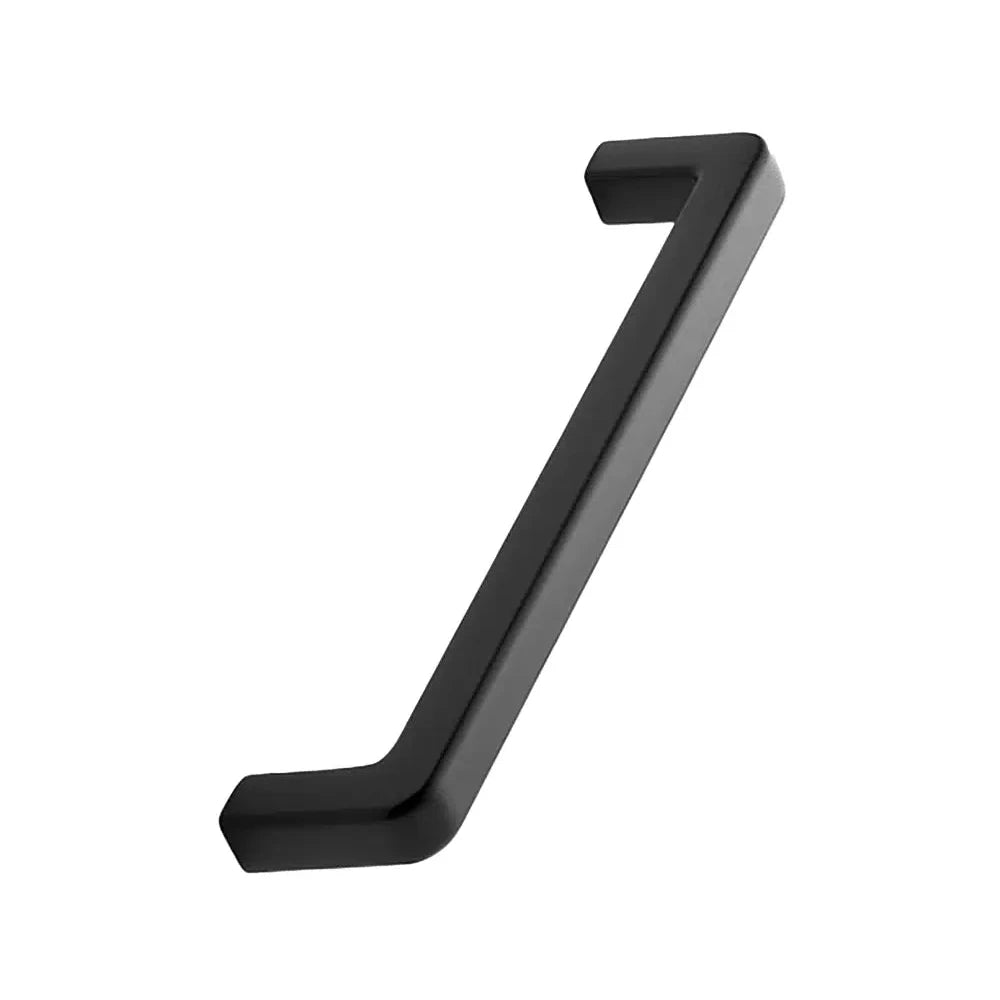 Bronze door handle on a white background