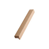 Lacquered Oak Wood "Elan" Knob and Drawer Pulls - Forge Hardware Studio