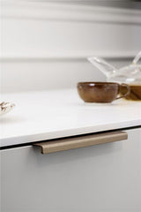 Edge Brushed Bronze "Artisan" Drawer Pulls - Forge Hardware Studio