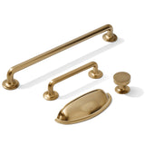 Payton Cabinet Knob and Drawer Pulls in Champagne Bronze - Forge Hardware Studio