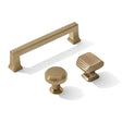 Champagne Bronze "Deco" Cabinet Knobs and Drawer Pulls - Forge Hardware Studio