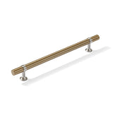 Smooth T-Bar "Contemporary" Satin Nickel and Champagne Bronze Knobs and Pulls - Forge Hardware Studio