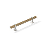 Smooth T-Bar "Contemporary" Satin Nickel and Champagne Bronze Knobs and Pulls - Forge Hardware Studio