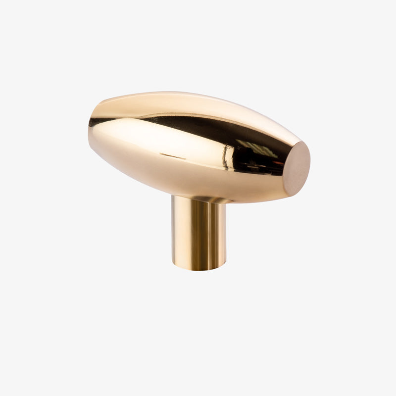 Lew's Hardware Polished Brass Barrel Series - Forge Hardware Studio