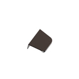 Dark Bronze "Comet" Edge Drawer Tab Pulls - Euro • Knobs