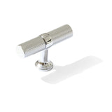 Knurled T-Bar "Contemporary" Polished Chrome Knobs and Pulls - Forge Hardware Studio