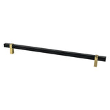 Champagne Bronze and Matte Black "Rio" Dual-Finish Cabinet Knob and Drawer Pulls - Forge Hardware Studio