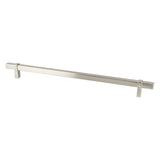 Brushed Nickel "Rio" T-Bar Cabinet Knob and Drawer Pulls - Forge Hardware Studio