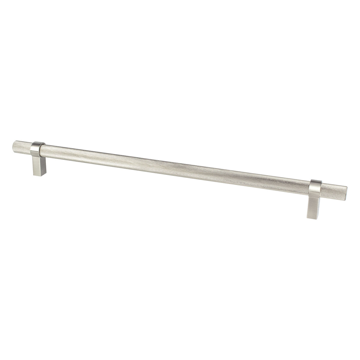 Knurled "Prelude" Brushed Nickel Cabinet Knobs and Drawer Pulls - Forge Hardware Studio