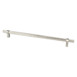 Knurled "Prelude" Brushed Nickel Cabinet Knobs and Drawer Pulls - Forge Hardware Studio
