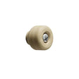 Round Wood "Nola" White Oak Cabinet Knob - Forge Hardware Studio