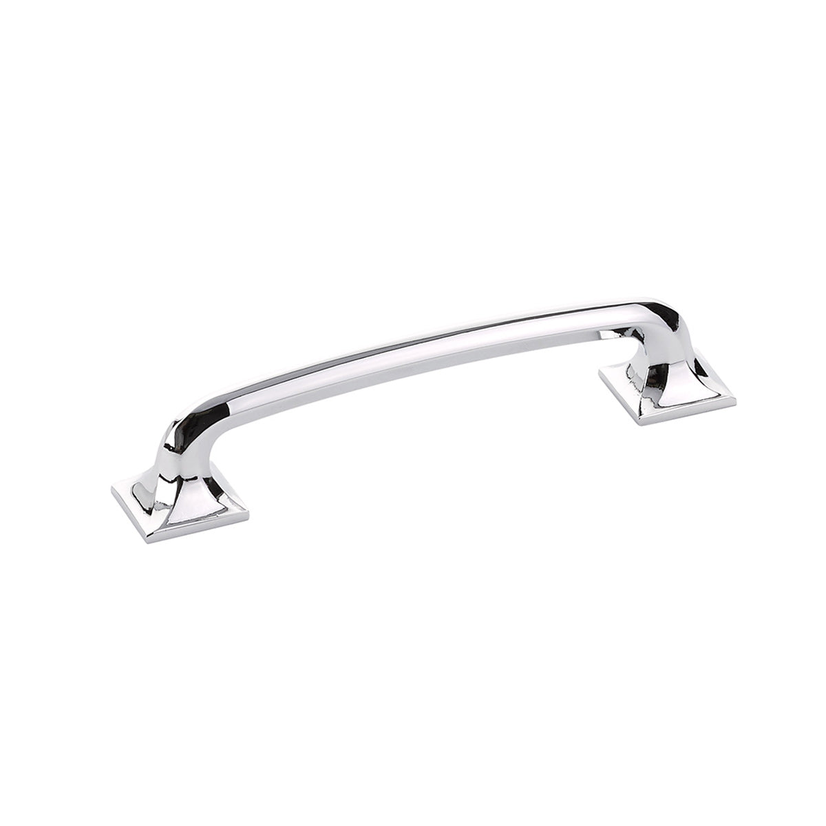 Polished Chrome "Milli" Square Cabinet Knobs and Drawer Pulls - Forge Hardware Studio