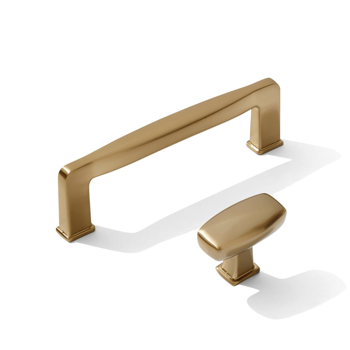 Champagne Bronze "Kelly No.1" Cabinet Knobs and Drawer Pulls - Forge Hardware Studio