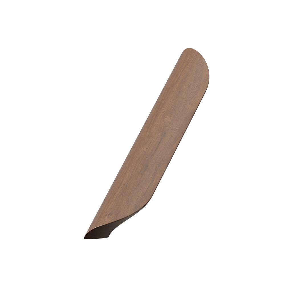 Lacquered Walnut Wood "Archive" Tab Drawer Pulls - Forge Hardware Studio