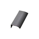 Anthracite Textured "Edge Straight" Tab Drawer Pulls - Forge Hardware Studio