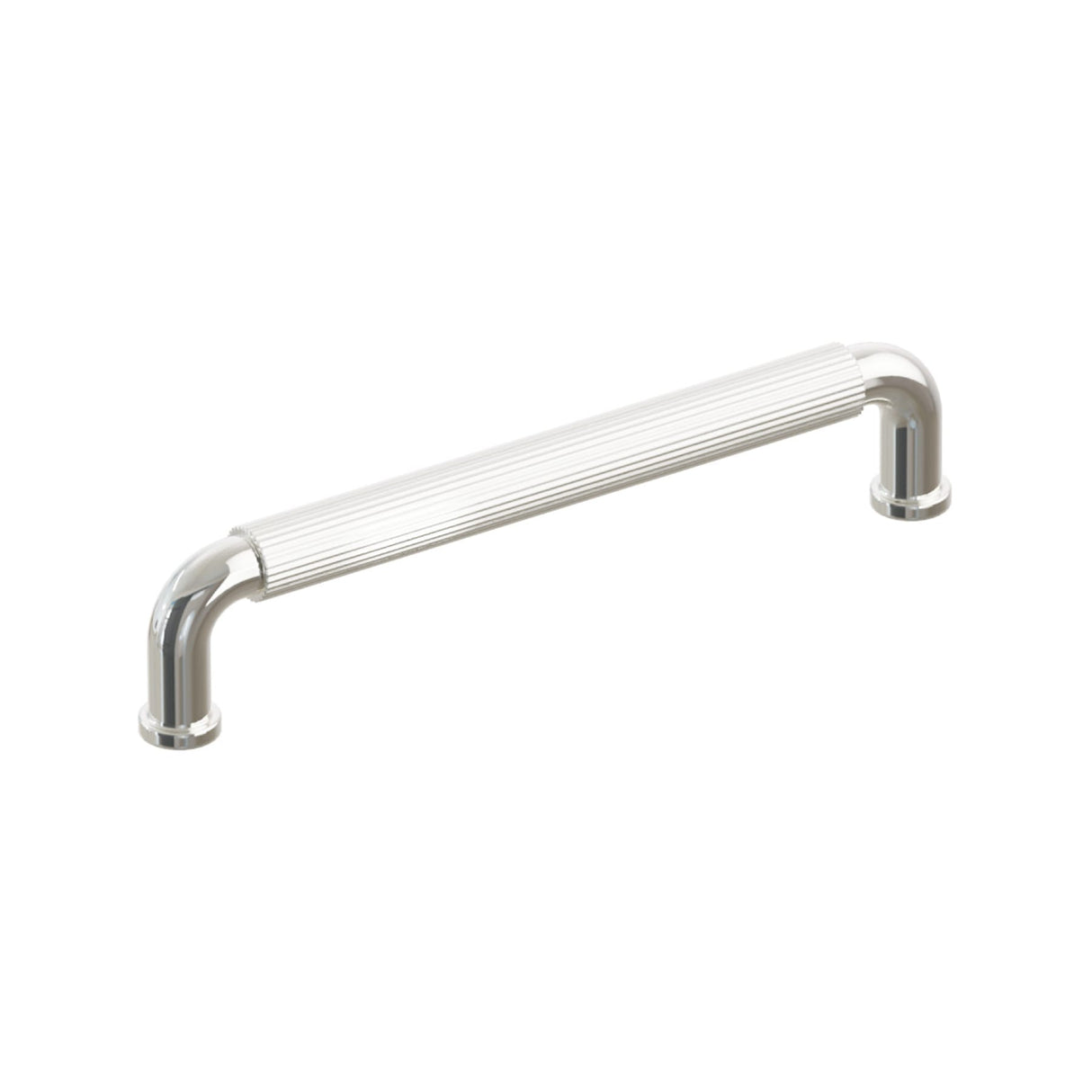 Polished Nickel "ES Fluted" Round Knobs and Drawer Pulls - Forge Hardware Studio