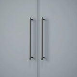 Gun Metal "Flow" T-Bar Cabinet Knob and Drawer Pull - Forge Hardware Studio