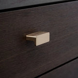 Brushed Brass "Elan" Knob and Drawer Pulls - Forge Hardware Studio