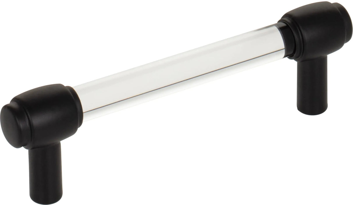 Lucite Matte Black "Nash" Drawer Pulls and Cabinet Knobs