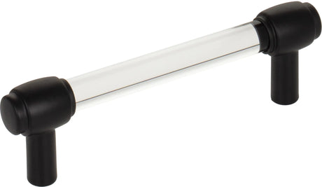 Lucite Matte Black "Nash" Drawer Pulls and Cabinet Knobs