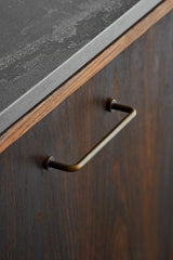 Dark Bronze "Lounge" Cabinet Knob and Wire Drawer Pulls - Euro • Knobs