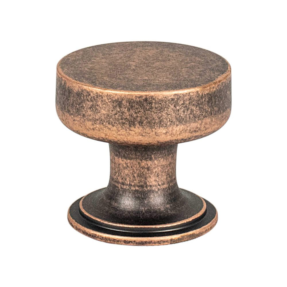 Payton Cabinet Knob and Drawer Pulls in Antique Copper - Forge Hardware Studio