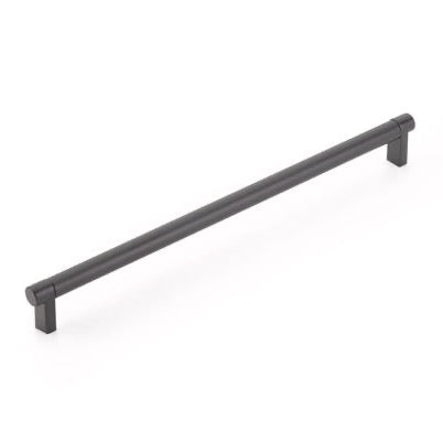 Knurled Matte Black Cabinet Knobs and Drawer Pulls - Forge Hardware Studio