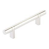 Smooth T-Bar Polished Nickel Cabinet Knobs and Drawer Pulls - Forge Hardware Studio