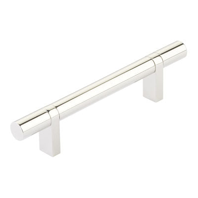 Smooth T-Bar Polished Nickel Cabinet Knobs and Drawer Pulls - Forge Hardware Studio